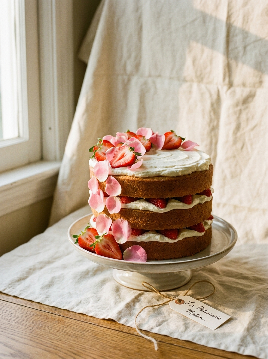 Tort naked cake z owocami